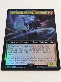 Shantotto, Tactician Magician Extended Art Uncommon FOIL: Final Fantasy MTG (NM) - Image 1