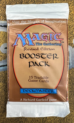 Magic the Gathering SEALED Revised Edition Booster Pack!! - Image 1