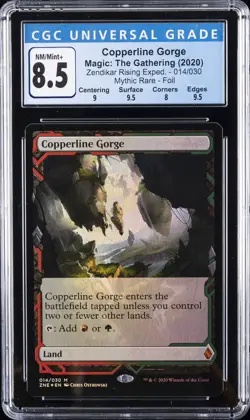 2020 MAGIC: THE GATHERING #014/030 COPPERLINE GORGE CGC 8.5 - Image 1