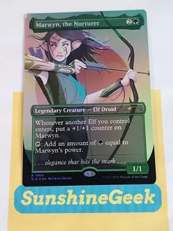Marwyn, the Nurturer (Rainbow Foil) Secret Lair Drop Foil - Corner Damage - Image 1