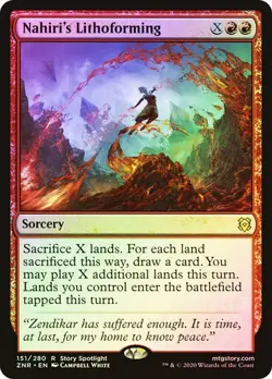 Nahiri's Lithoforming (Foil) - Zendikar Rising ZNR - Magic MTG NM - Image 1