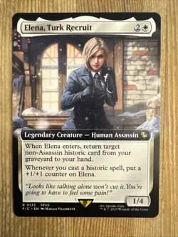 MTG Commander: FINAL FANTASY - Elena, Turk Recruit Extended Art (0133) NM - Image 1