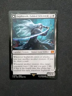 Sephiroth Fabled Soldier/One Winged Angel Final Fantasy Magic the Gathering - Image 1