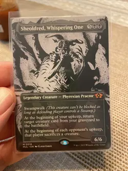 Sheoldred, Whispering One Borderless Showcase MTG Card - Image 1