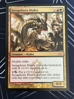 1x Savageborn Hydra (100) Dragon's Maze LP MTG Magic the Gathering x1 MKE - Image 3