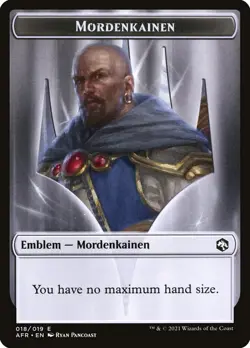 MTG Magic AFR D&D Forgotten Realms - 1x EN EX TOKEN 018 Mordenkainen - Image 1