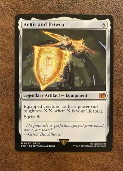 MTG Aettir and Priwen Regular Final Fantasy Magic The Gathering 0253 - Image 1