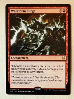 Warstorm Surge 155 Commander 2019 MTG NM NP - Image 1