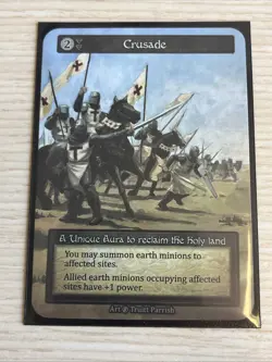 Crusade Beta Unique Non-Foil - Sorcery Contested Realm TCG NM - Image 1