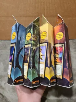 MTG Magic Planechase 2012 Sealed 4 Deck Box Set Night of Ninja Planes ENGLISH #1 - Image 5