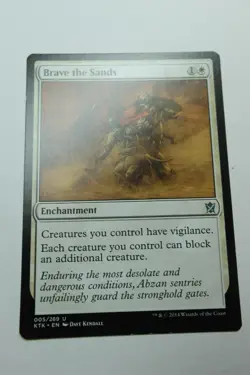 MTG Brave the Sands x1- -Khans of Tarkir-Lightly Played - Image 1