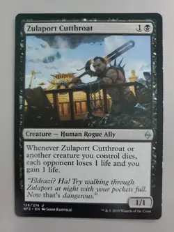 MTG Zulaport Cutthroat Battle for Zendikar 126/274 Regular Uncommon - Image 1