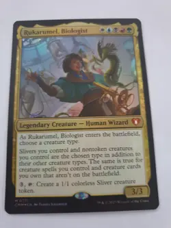 MTG - RUKARUMEL, BIOLOGIST (Foil) - Commander Masters (M) - Image 1