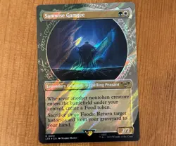 Samwise Gamgee, R 0819, NM Surge Foil, MTG LotR Lord of the Rings LTR Showcase - Image 1