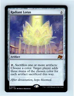 #240 2025 Aetherdrift Radiant Lotus Mythic - Image 1