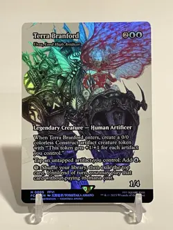 MTG Final Fantasy - Terra Branford (Urza, Lord High Artificer) SHOWCASE FOIL - Image 1