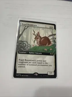 Regal Bunnicorn (Extended Art) Wilds of Eldraine Regular - Image 1