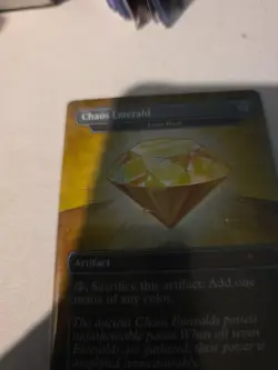 Chaos Emerald Lotus Petal - Yellow 7035- Sonic Secret Lair - Magic The Gathering - Image 5