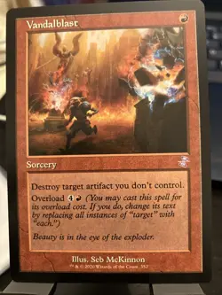 x1 Vandalblast 352 Time Spiral Remastered TSR Rare MTG PP - Image 1