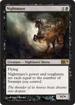 Nightmare - Magic 2014 (M14) #108/249 MTG Magic The Gathering - Image 1