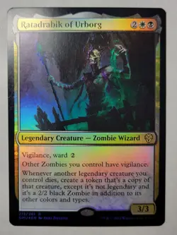 Ratadrabik of Urborg -Foil- DOMINARIA UNITED Rare Zombie Wizard DMU 213 mtg NM/M - Image 1