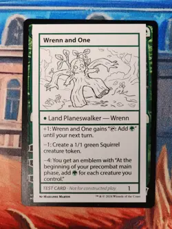 Wrenn and One Mystery Booster 2 Playtest Cards Magic MTG MB2 - Image 1