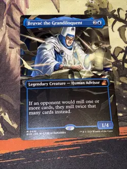 Bruvac, The Grandiloquent X1 Mtg Ravnica Masters Nm Borderless - Image 1