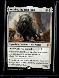 Arahbo, The First Fang - 2 - FDN - NM - MTG Magic the Gathering - Image 1