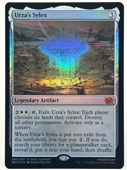 Urza's Sylex NM/M* FOIL The Brother's War ENGLISH 040/287 mtg -UnltdCards - Image 1