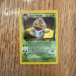 Pokemon TCG - Dark Arbok 2/82 - Date Error 1999-23000 - Team Rocket Holo Rare NM - Image 1