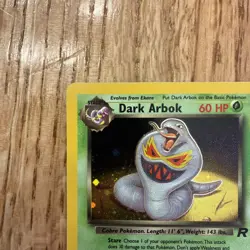 Pokemon TCG - Dark Arbok 2/82 - Date Error 1999-23000 - Team Rocket Holo Rare NM - Image 2