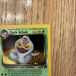 Pokemon TCG - Dark Arbok 2/82 - Date Error 1999-23000 - Team Rocket Holo Rare NM - Image 3