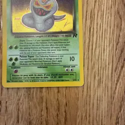 Pokemon TCG - Dark Arbok 2/82 - Date Error 1999-23000 - Team Rocket Holo Rare NM - Image 4
