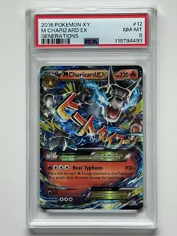 2016 Pokemon M CHARIZARD EX XY Generations #12 PSA 8 - Image 1