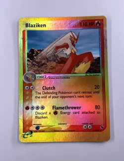 Blaziken 15/109 Reverse Holo EX Ruby and Sapphire - Pokemon TCG English MP/D - Image 1