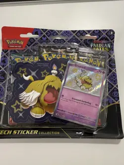 🔥 Pokemon Paldean Fates Tech Sticker Packs Lot of 6 - Sealed! Rare Promos! 🔥 - Image 3