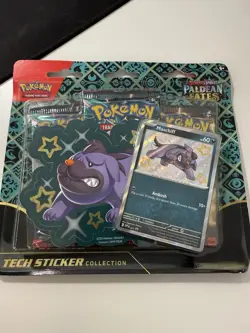🔥 Pokemon Paldean Fates Tech Sticker Packs Lot of 6 - Sealed! Rare Promos! 🔥 - Image 4