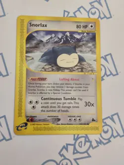 Pokemon - Snorlax 100/144 Skyridge Eng - Image 1