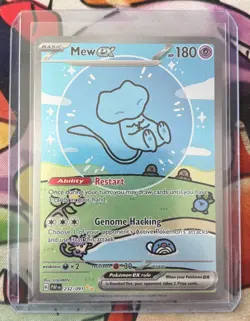 Mew ex 232/091 SV: Paldean Fates Bubble Mew Pokemon TCG - Image 1