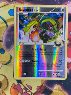 Pokemon TCG Rayquaza [C] Supreme Victors 8/147 Reverse Holo Holo Rare LP - Image 1