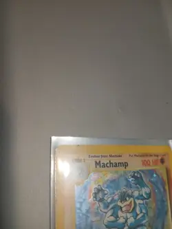 Pokemon Machamp Base Set 8/102 Holo 1st Edition Rare TCG Card - Image 2