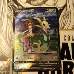 Pokemon TCG Serperior V TG13/TG30 Full Art Silver Tempest Holo Ultra Rare Mint - Image 1