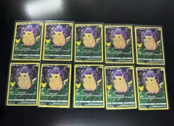 Pokemon TCG Celebrations Pikachu 005/025 Lot of 10 Full Art. - Image 1