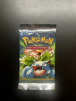 BASE SET 1ST EDITION BOOSTER PACK SPANISH light Pokemon Venusaur No Psa Bgs - Image 1