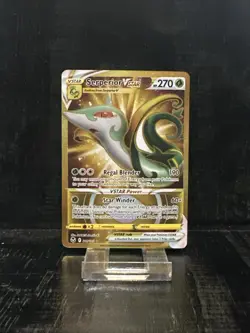 Pokemon Card - Serperior VSTAR Silver Tempest 210/195 Secret Rare SWSH Gold Holo - Image 1