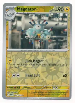 D451203 Pokemon Card Magneton #82 Scarlet & Violet 151 Reverse Holo - Image 1