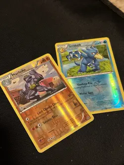 Pokemon TCG Reverse Holo Golduck And Machoke - Image 1