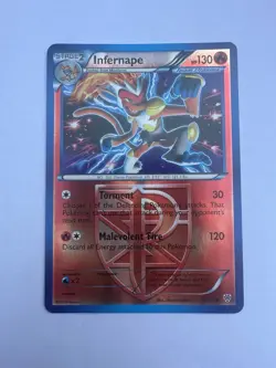 2012 Pokemon, Plasma Storm, #17/135 Infernape (Team Plasma), Reverse Holo - Image 1