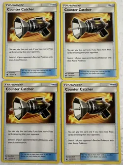 Pokemon SM Crimson Invasion Counter Catcher 91/111 Uncommon Lot of 4x HP-LP XS8 - Image 1