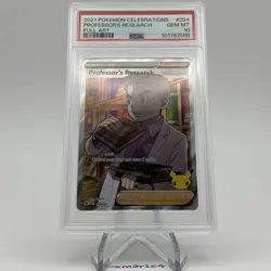 PSA 10 GEM MINT! Pokemon Professor’s Research 024/025 Celebrations - Image 1